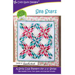 Sea Stars Pattern by Cozy Quilt Designs - Image of Pattern Cover