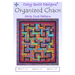 Organized Chaos Pattern by Cozy Quilt Designs - Image of Pattern Cover
