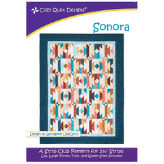 Sonora Pattern by Cozy Quilt Designs - Image of Pattern Cover