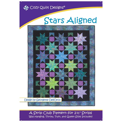 Stars Aligned Pattern by Cozy Quilt Designs - Image of Pattern Cover