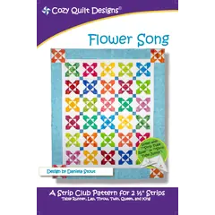 Flower Song Quilt Pattern by Cozy Quilt Designs