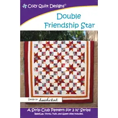 Double Friendship Star Quilt Pattern by Cozy Quilt Designs