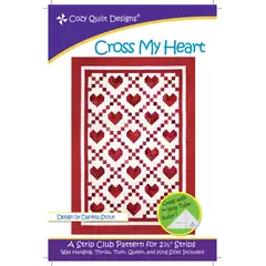 Cross My Heart Pattern by Cozy Quilt Designs