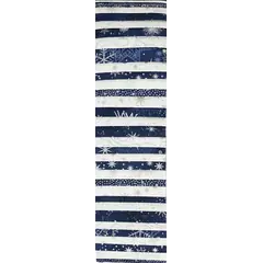 Midnight and White Christmas Silver Highlights Rainbow aka Jelly Roll or Bali Pop