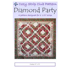 Diamond Party Quilt Pattern by Cozy Quilt Designs