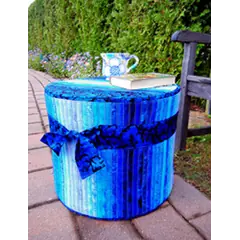 Tuffet Bag Pattern by Aunties Two AT261 - Image of Pattern Cover