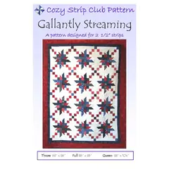 Gallantly Streaming Quilt Pattern by Cozy Quilt Designs