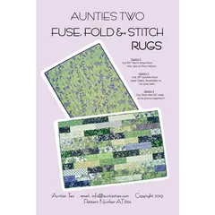 Fuse, Fold & Stitch Rugs Pattern AT634 by Aunties Two - Image of Pattern Cover