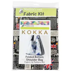 KOKKA Folded Bottom Shoulder Bag Pattern & Fabric Kit