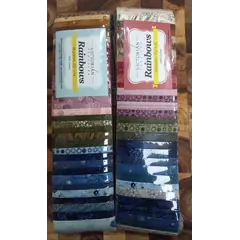 2 x Traditional Tonings Rainbows aka Jelly Roll Plus Free Buddies Star Quilt Pattern