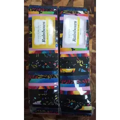 2 x Black Fireworks Rainbows aka Jelly Roll Plus Free Buddies Star Quilt Pattern