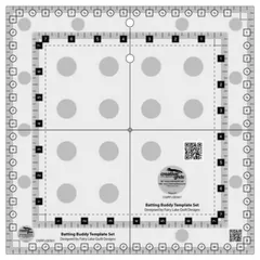 Creative Grids Batting Buddy Template Set CGRFLQD501 SEE VIDEO