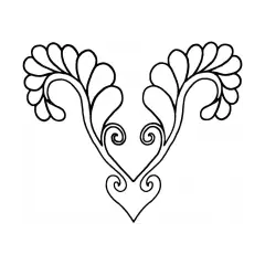 Secret Heart Feather #30475