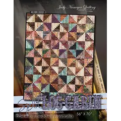 Split Log Cabin Quilt Pattern by Judy Niemeyer
