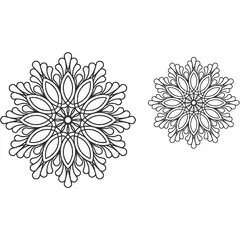 Feather Doily 2x #30561