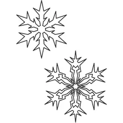 Continuous Snowflake Pair 1 #30523