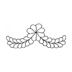 Feather Flower Swag #30426