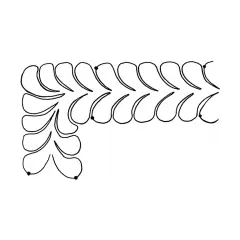 Easy Feather Border, small #30468
