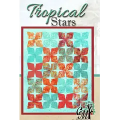 Tropical Stars - Quilt Pattern by Cindi McCracken Designs