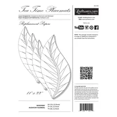 Tea Time Placemats Extra Foundation Papers Judy Niemeyer