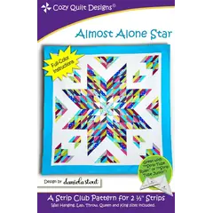 Almost Alone Star Pattern by Cozy Quilt Designs - See Video