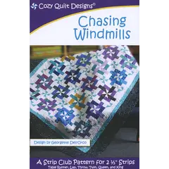 Chasing Windmills Pattern by Cozy Quilt Designs - See Video