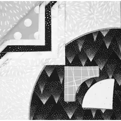 Drunkards Path Pre-Cut Quilt Kit - Starlet