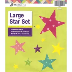 Star Set Large Patchwork Template Matilda's Own