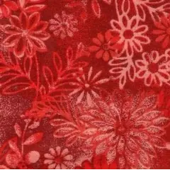 Red - Wild Floral Forest - W108in