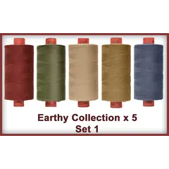 Earthy Toned 5 Colour Set 1 Rasant Thread 1000M