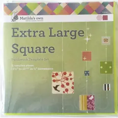Square Set Extra Large Patchwork Templates Matilda's Own