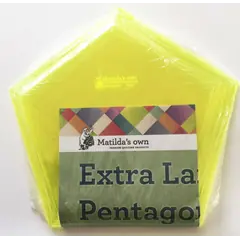 Pentagon Extra Large Patchwork Template Set Matilda's Own