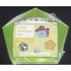 Pentagon Set Large Patchwork Template Matilda's Own