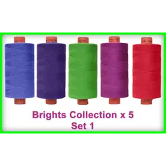 Brights x 5 Colour Set 1 Rasant Thread 1000M