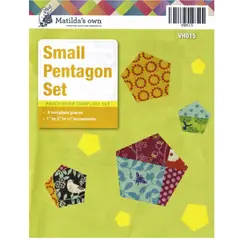 Pentagon Small Set Patchwork Templates Matilda's Own