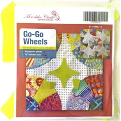 Go Go Wheels 12 Inch Patchwork Template Meredithe Clark Signature Collection