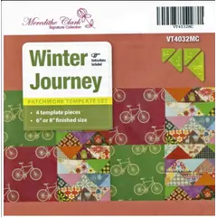 Winter Journey Patchwork Template Meredithe Clark Signature Collection