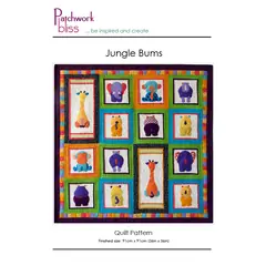 Jungle Bums Pattern by Patchwork Bliss