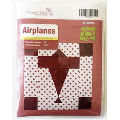 Airplanes Patchwork Template - Meredithe Clarke Signature Collection