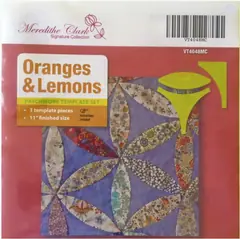 Orange and Lemons Patchwork Template Meredithe Clark Signature Collection