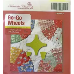 Go Go Wheels 8 Inch Patchwork Template Meredithe Clark Signature Collection