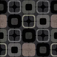 Black and Grey Squares - W108in 2.75mtr Quilt Backing Fabric 100% Cotton