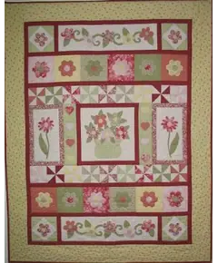 Dancing Daisies Quilt - by Zoe Clifton