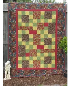 Stepping Around The Cabin Quilt - by Zoe Clifton