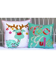 Cool Yule Applique Cushion Pattern by Claire Turpin 2 Designs Included