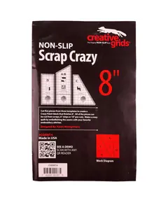 Creative Grids Scrap Crazy Eight 8" Template Set SEE VIDEO