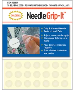 Grip-It Flexible Self-Adhesive Dots x 70 by Colonial Needle Co