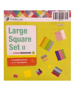 Matildas Own Large Square Set 11 Patchwork Template Set 3.00in to 4.25in