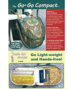 Go Go Compact Bag by Studio Kat Designs
