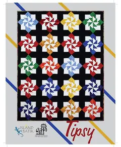Tipsy Quilt Pattern by Cindi McCracken Designs